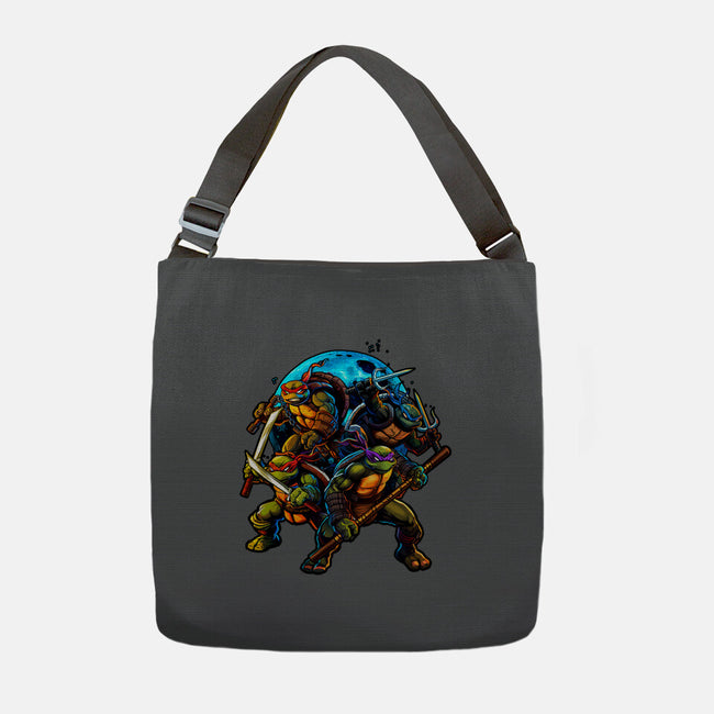 Classic Ninjas-none adjustable tote bag-Art_Of_One