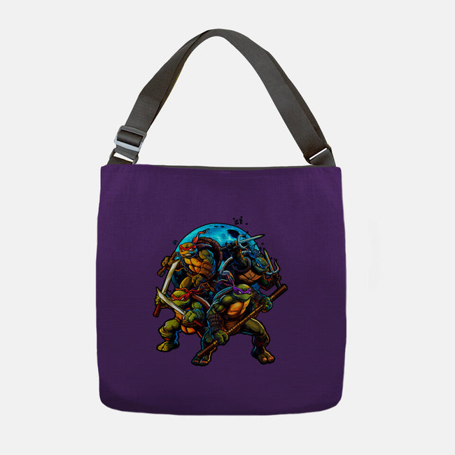 Classic Ninjas-none adjustable tote bag-Art_Of_One