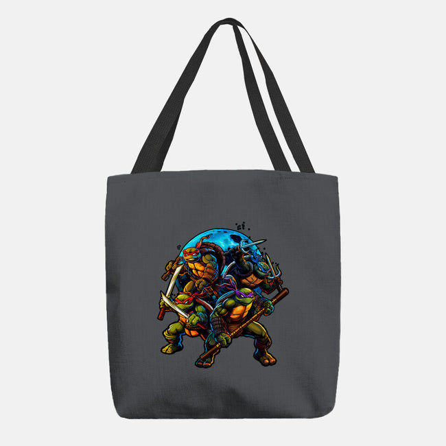 Classic Ninjas-none basic tote bag-Art_Of_One