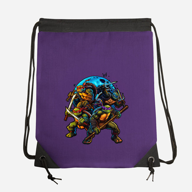 Classic Ninjas-none drawstring bag-Art_Of_One