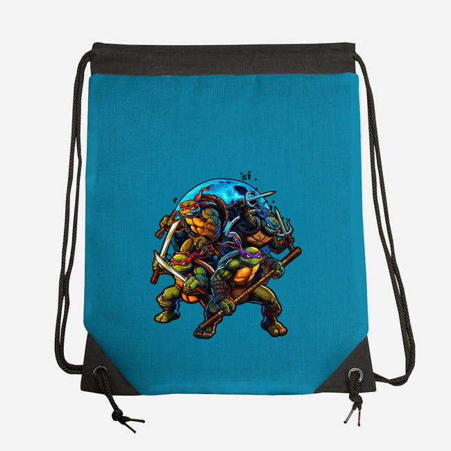 Classic Ninjas-none drawstring bag-Art_Of_One