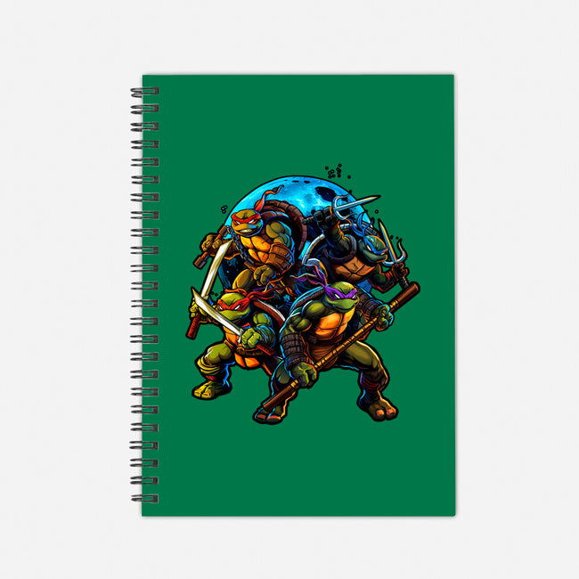 Classic Ninjas-none dot grid notebook-Art_Of_One