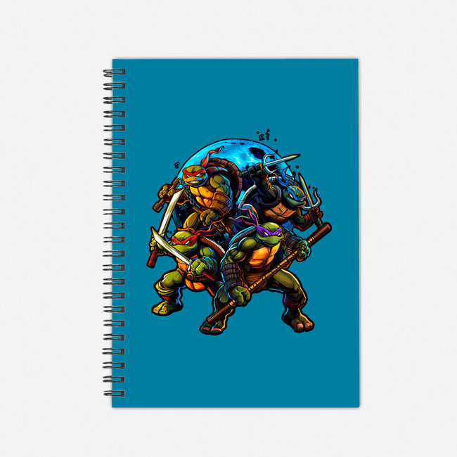 Classic Ninjas-none dot grid notebook-Art_Of_One