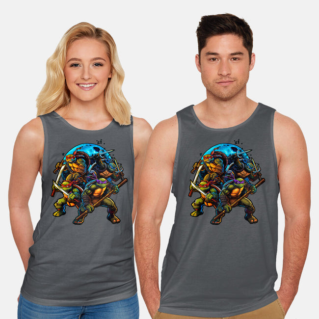 Classic Ninjas-unisex basic tank-Art_Of_One