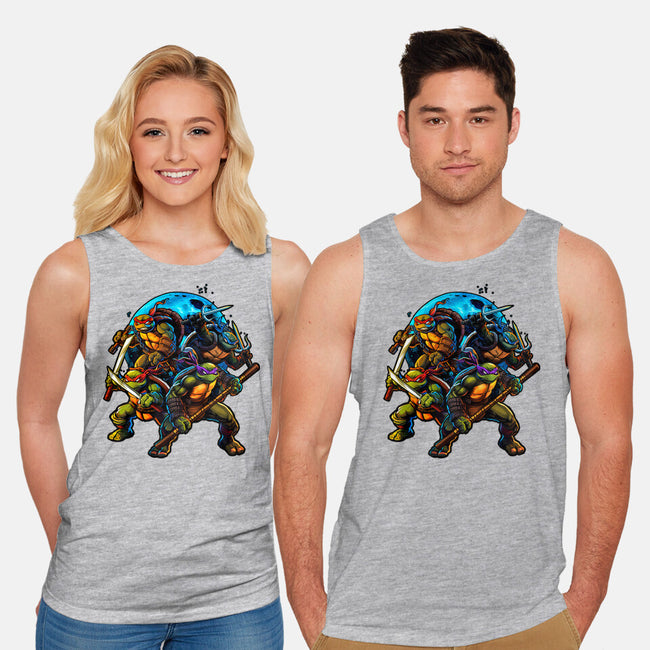 Classic Ninjas-unisex basic tank-Art_Of_One