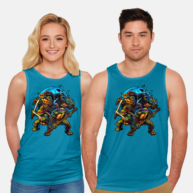 Classic Ninjas-unisex basic tank-Art_Of_One