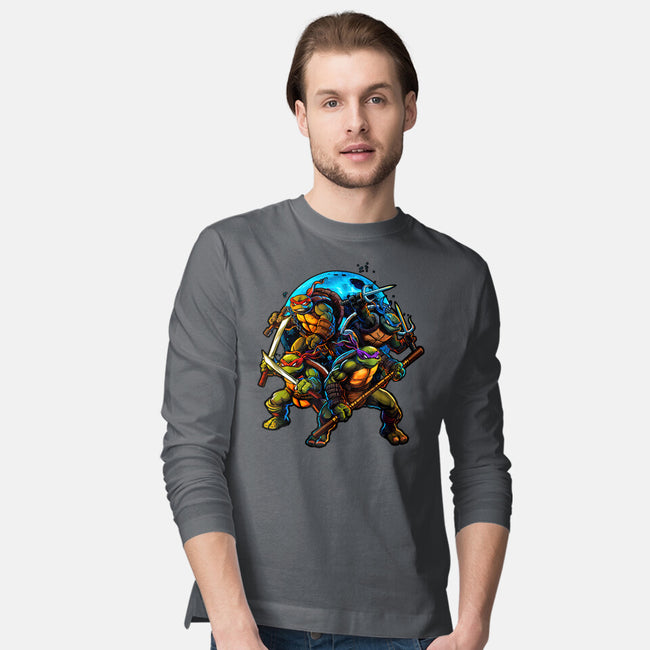 Classic Ninjas-mens long sleeved tee-Art_Of_One