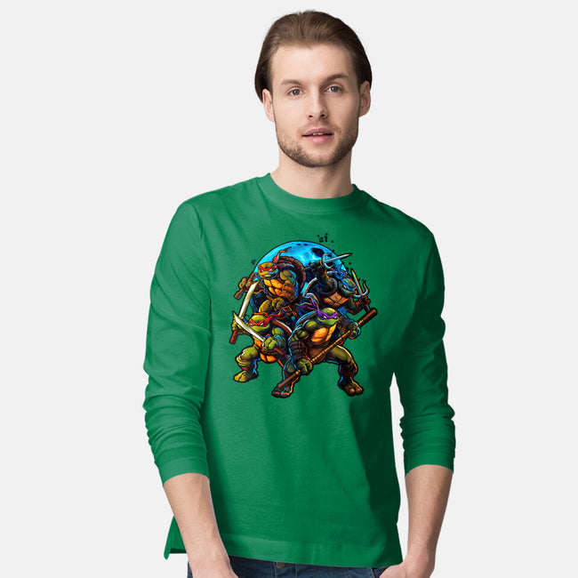 Classic Ninjas-mens long sleeved tee-Art_Of_One