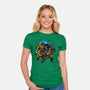 Classic Ninjas-womens fitted tee-Art_Of_One