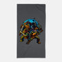 Classic Ninjas-none beach towel-Art_Of_One