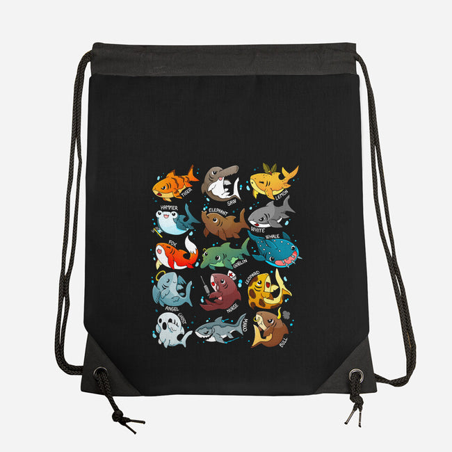 Sharks-none drawstring bag-Vallina84