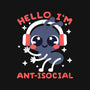 Antisocial Ant-none polyester shower curtain-NemiMakeit