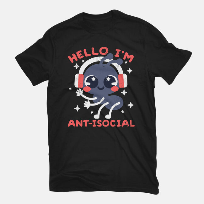 Antisocial Ant-womens fitted tee-NemiMakeit