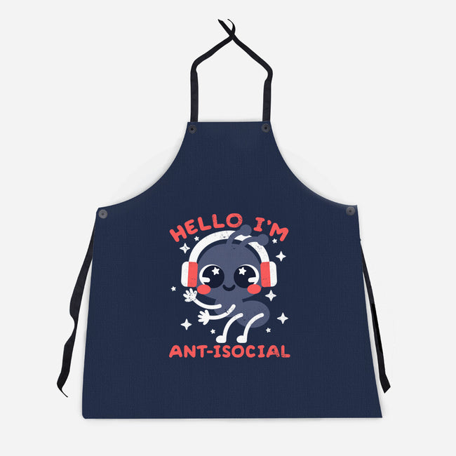 Antisocial Ant-unisex kitchen apron-NemiMakeit