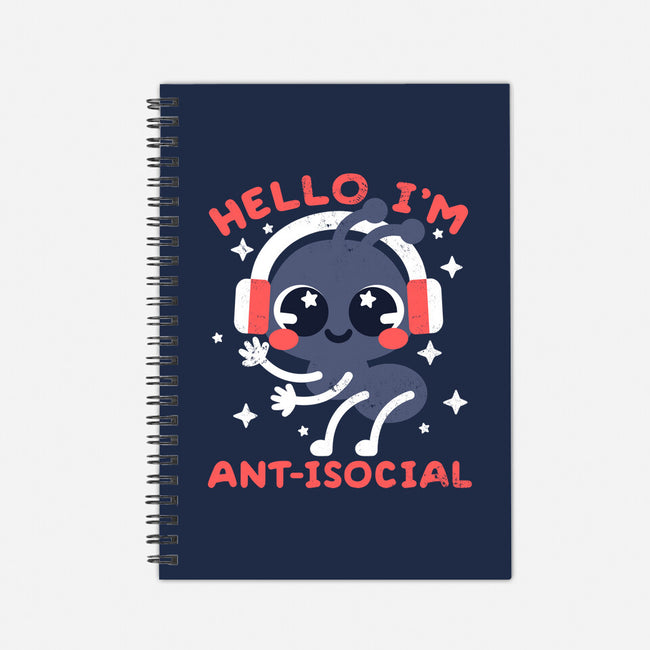 Antisocial Ant-none dot grid notebook-NemiMakeit