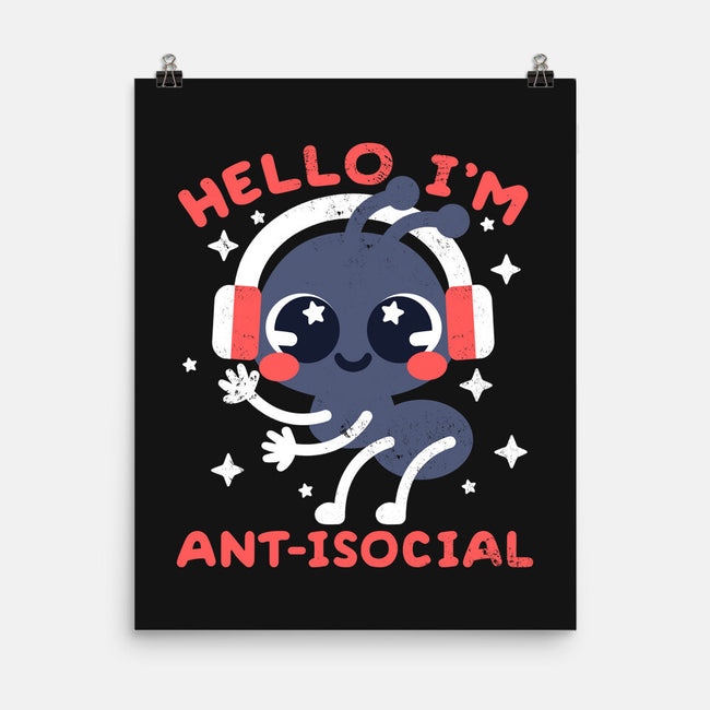 Antisocial Ant-none matte poster-NemiMakeit