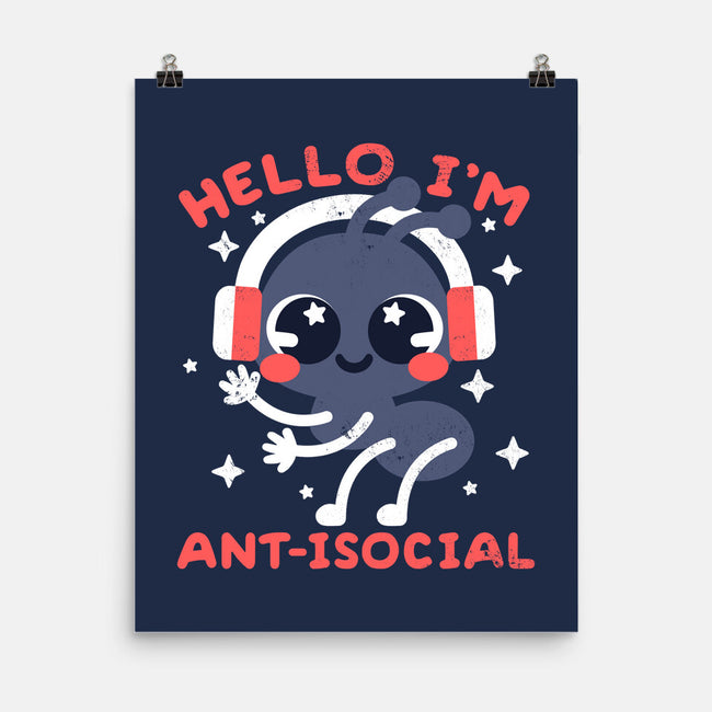 Antisocial Ant-none matte poster-NemiMakeit