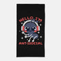 Antisocial Ant-none beach towel-NemiMakeit