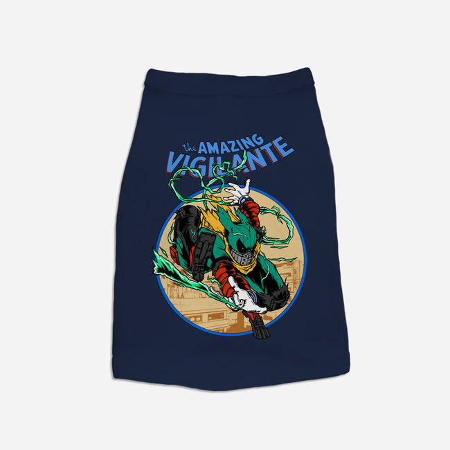 The Amazing Vigilante-dog basic pet tank-joerawks