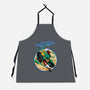 The Amazing Vigilante-unisex kitchen apron-joerawks