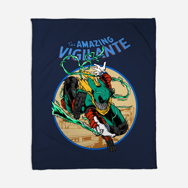 The Amazing Vigilante-none fleece blanket-joerawks