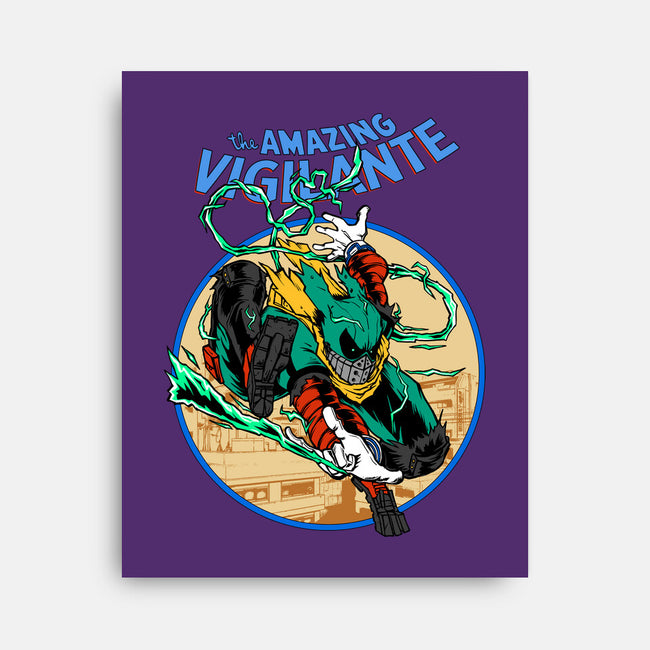 The Amazing Vigilante-none stretched canvas-joerawks