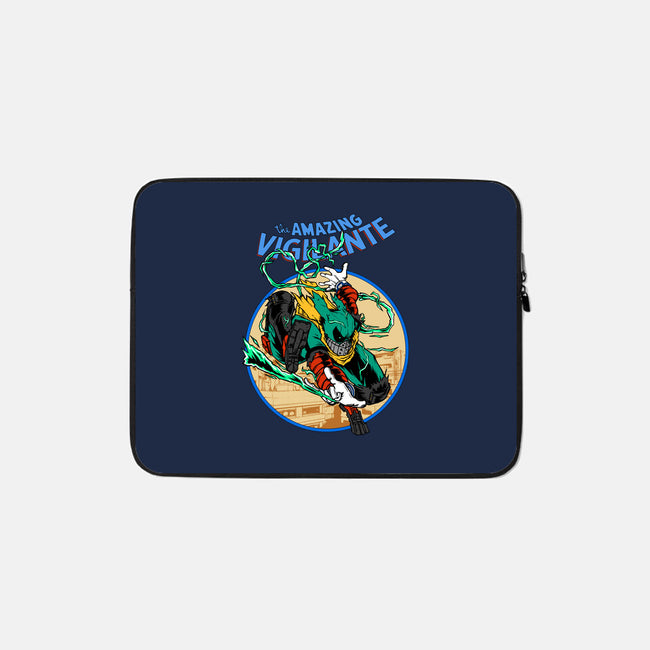 The Amazing Vigilante-none zippered laptop sleeve-joerawks