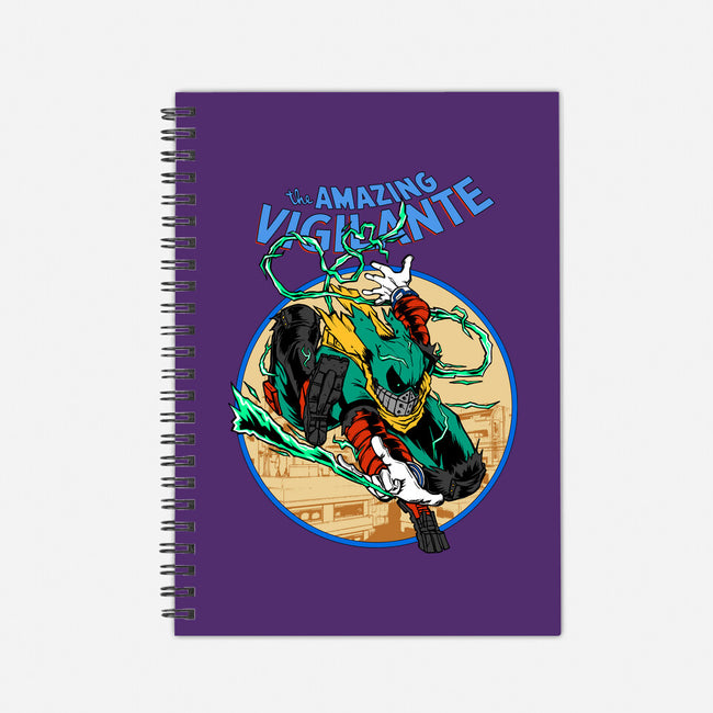 The Amazing Vigilante-none dot grid notebook-joerawks