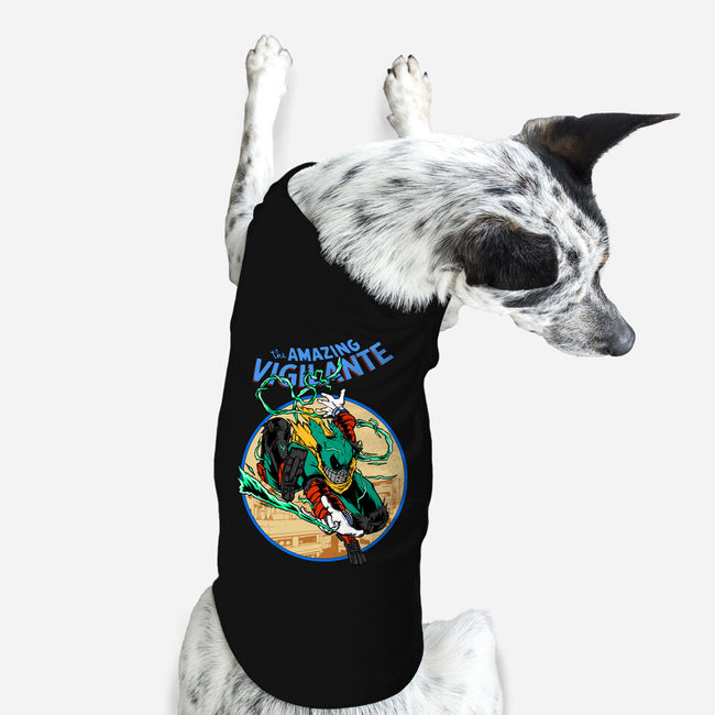 The Amazing Vigilante-dog basic pet tank-joerawks