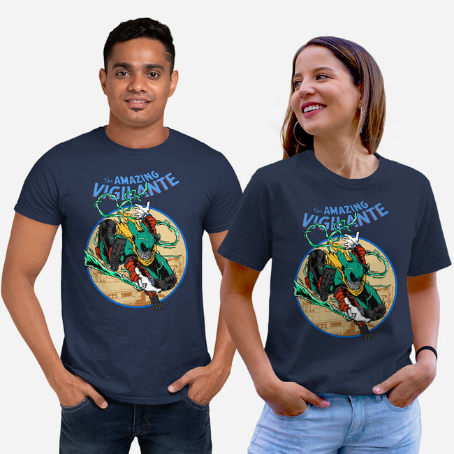 The Amazing Vigilante-unisex basic tee-joerawks