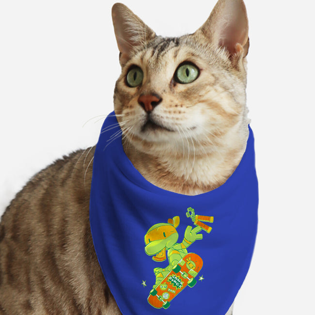 Cowa Bunga-cat bandana pet collar-naomori