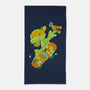 Cowa Bunga-none beach towel-naomori