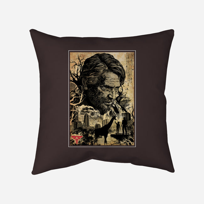 Salt Lake City Memories-none removable cover throw pillow-DrMonekers