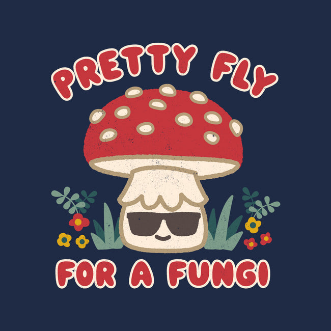 Pretty Fly For A Fungi-baby basic tee-Weird & Punderful
