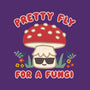 Pretty Fly For A Fungi-womens off shoulder sweatshirt-Weird & Punderful