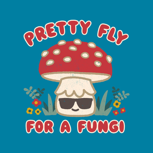 Pretty Fly For A Fungi-none fleece blanket-Weird & Punderful