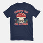 Pretty Fly For A Fungi-womens fitted tee-Weird & Punderful