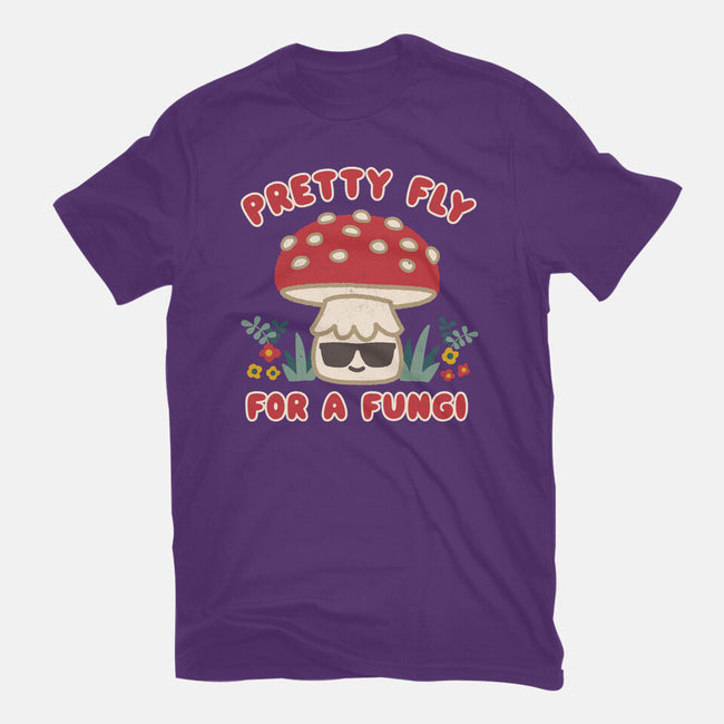 Pretty Fly For A Fungi-mens premium tee-Weird & Punderful
