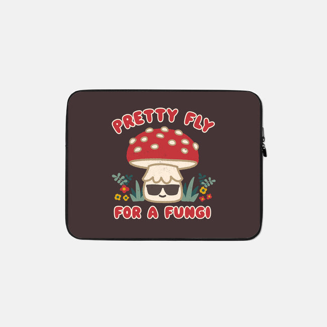 Pretty Fly For A Fungi-none zippered laptop sleeve-Weird & Punderful