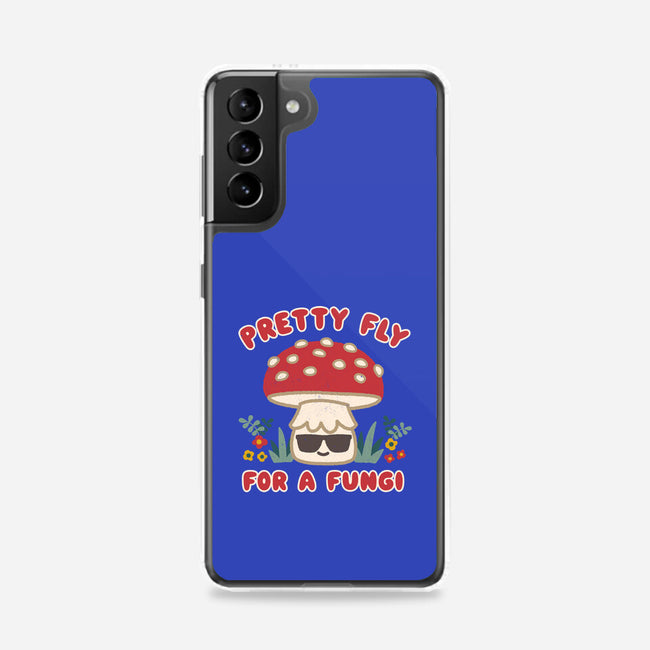 Pretty Fly For A Fungi-samsung snap phone case-Weird & Punderful