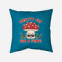 Pretty Fly For A Fungi-none removable cover w insert throw pillow-Weird & Punderful