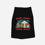 Play That Fungi Music-dog basic pet tank-Weird & Punderful