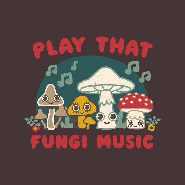 Play That Fungi Music-unisex kitchen apron-Weird & Punderful