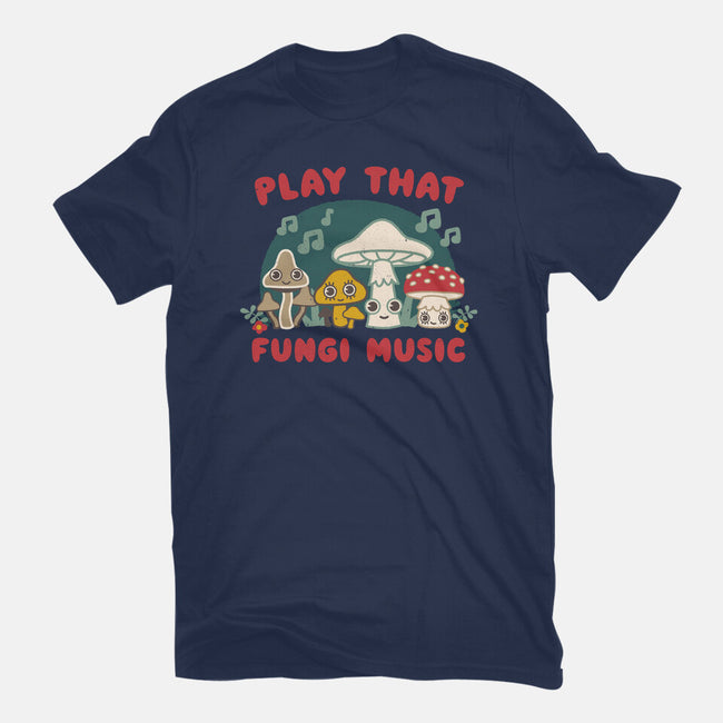 Play That Fungi Music-youth basic tee-Weird & Punderful