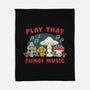 Play That Fungi Music-none fleece blanket-Weird & Punderful