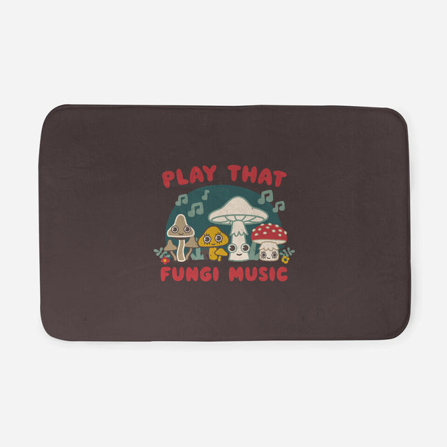 Play That Fungi Music-none memory foam bath mat-Weird & Punderful