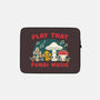 Play That Fungi Music-none zippered laptop sleeve-Weird & Punderful