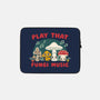 Play That Fungi Music-none zippered laptop sleeve-Weird & Punderful