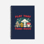 Play That Fungi Music-none dot grid notebook-Weird & Punderful