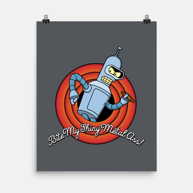 Bite My Shiny Metal-none matte poster-Barbadifuoco